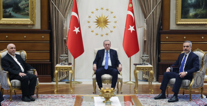 Cumhurbaşkanı Erdoğan Hamas heyetini kabul etti