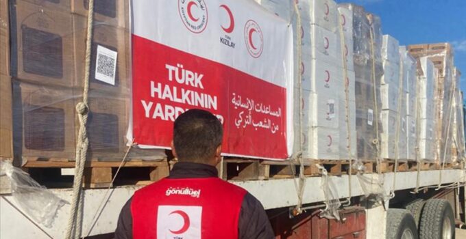 Türk Kızılay’dan Gazze’ye 57 Tır Dolusu Yardım Girişi
