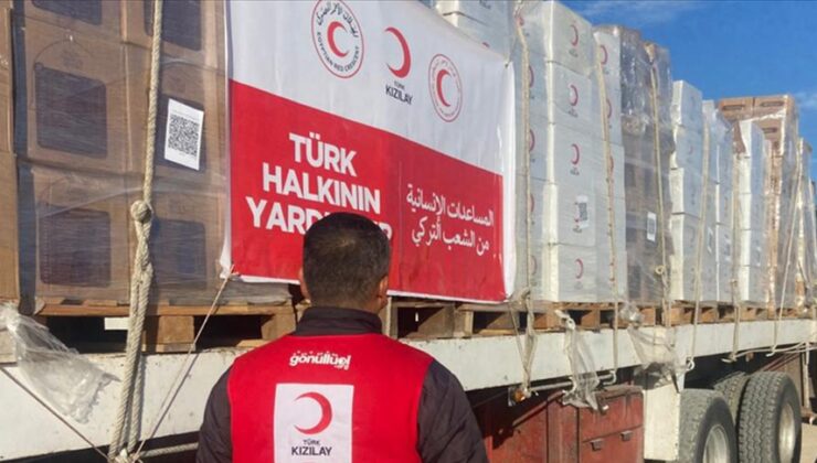 Türk Kızılay’dan Gazze’ye 57 Tır Dolusu Yardım Girişi