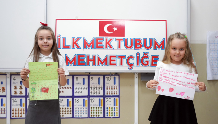 “İlk Mektubum Mehmetçiğe” Projesiyle Öğrencilerden Mehmetçiklere Mektup